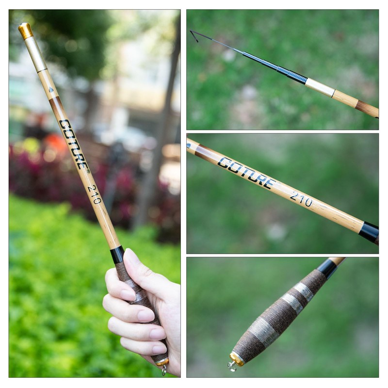 Goture Stream Rod, Compact, 6.3 ft (2.1 m), Carbon, Versatile