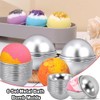 Snblzhef BathBomb Molds, 2.1 Inches Metal BathBomb Mold, BathBomb for