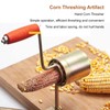 Hand Crank Corn Thresher for Farms and Families. Fast Corn