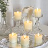 Lezonic Flameless Votive Candles Battery Operated with Remote and Timer,