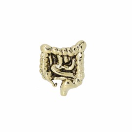 Jim Clift Design Intestines Gold Lapel Pin - 1 Count