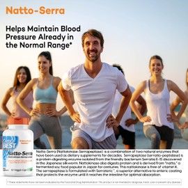 Doctors Best Natto-Serra, Supports Circulatory & Immune Health, Non-GMO, Vegan 90 Veggie Caps