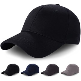 WONEY Cap, Men's, Women's, 100% Cotton, Plain, Sunshade, Baseball Cap, UV Protection, Breathable, Adjustable, Simple, Stylish, For Mountain Climbing, Fishing, Golf, Driving, Running, Jogging, Outdoor