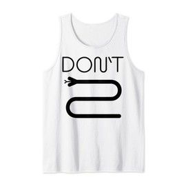 Dont Minimalist Gadsden Snake Pop Gadsden Rattlesnake Flag Tank Top