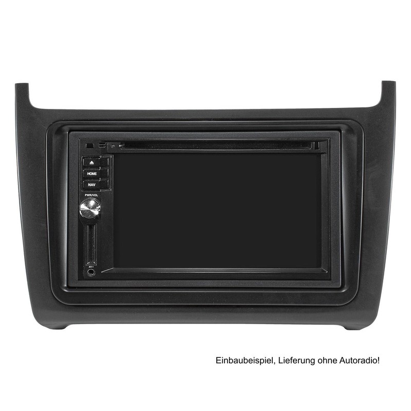 tomzz Audio 2457-057 Double DIN Radio Faceplate Compatible with VW