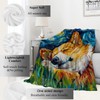 VODRM Corgi Blanket Starry Night Puppy Throw Blankets,Gifts for Kids