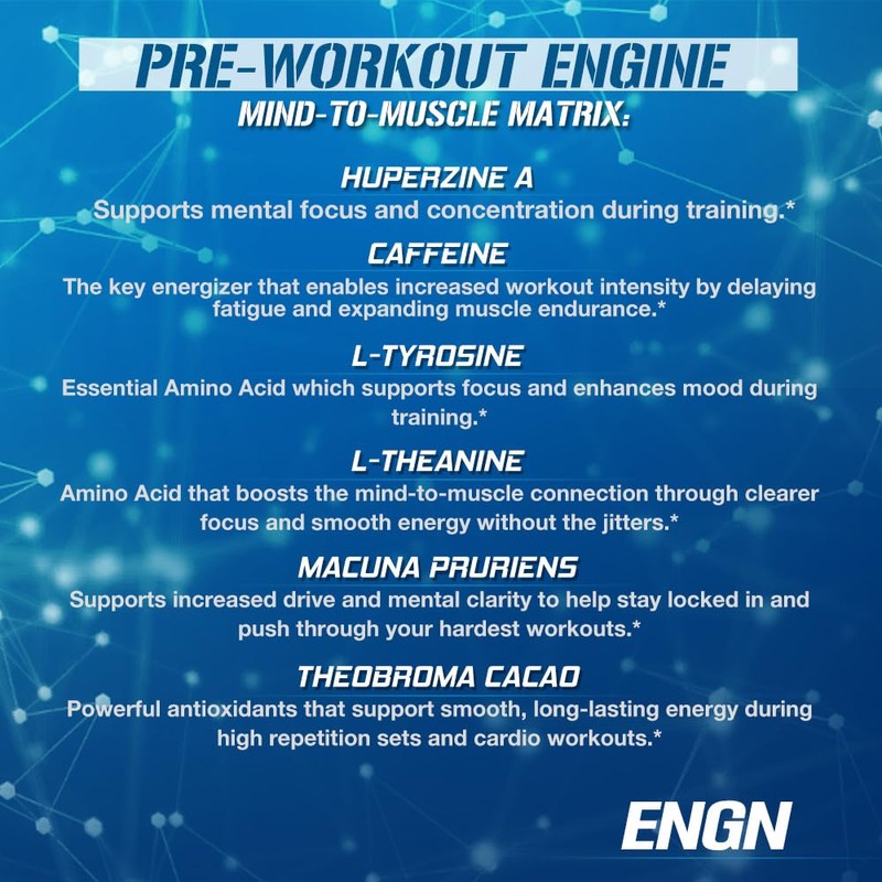 EVL Intense Pre Workout with Creatine - ENGN Energizing Pre