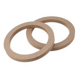 A ABSOPRO Car Speaker Spacer Rings 6.5 Inch Speaker Spacer Rings Wood (Set of 2)