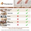 Warmstar Clear Table Cover Protector 14 x 24 Inch,1.5mm Thick