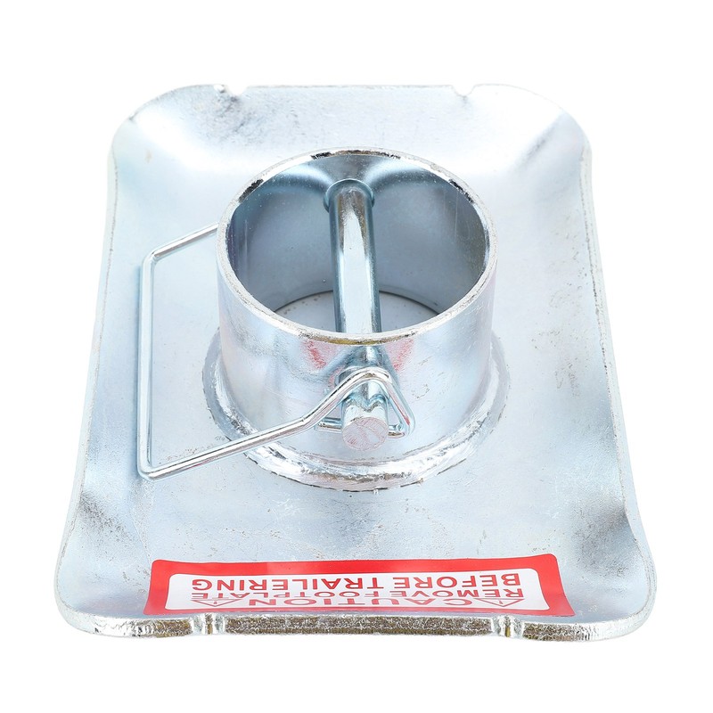 Trailer Jack Foot 5000lbs Capacity 2 Inch Diameter Tube Jack