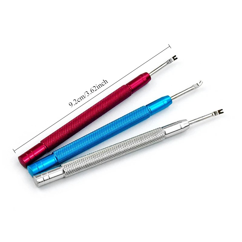 2-Piece Watch Hand Remover Pry Lever Set – Silver or