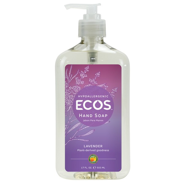 Earth Friendly Products Hand Soap, Lavender, 17 Ounce Bottle