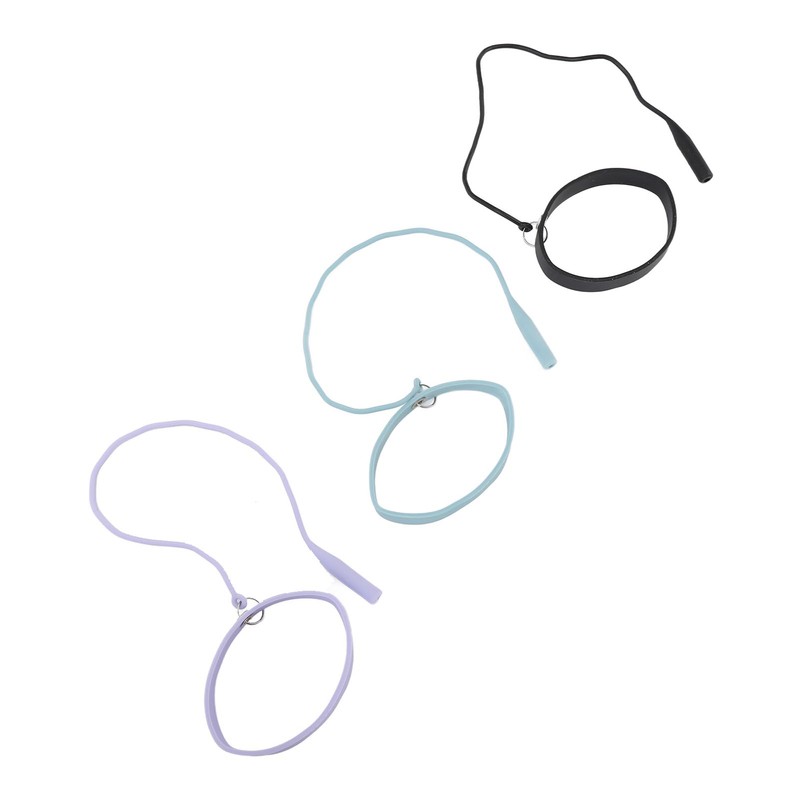 3PCS Eyelash Extension Tweezers Holders Bracelet Silicone Ring Tweezers Protector
