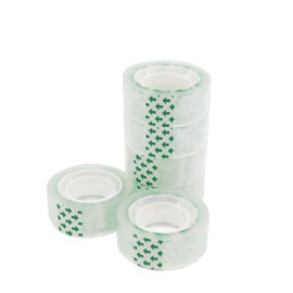 Transparent tape refill, Crystal Clear Transparent Tape Refills, Universal transparent smooth tape, 6 Rolls Value Pack, 3/4 in x 1000 in, 1 inch Core, Gift Wrapping Tape for Office, Home, School