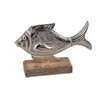 formano Decorative Fish Made of Aluminium Mango Wood for Standing,