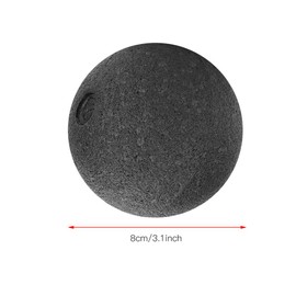 Yoga Foam Roller Massage Ball Set Muscle Stress Relief Tool for Yoga Rehab High Intensity Training (8CM Single Ball),Yoga Supplies