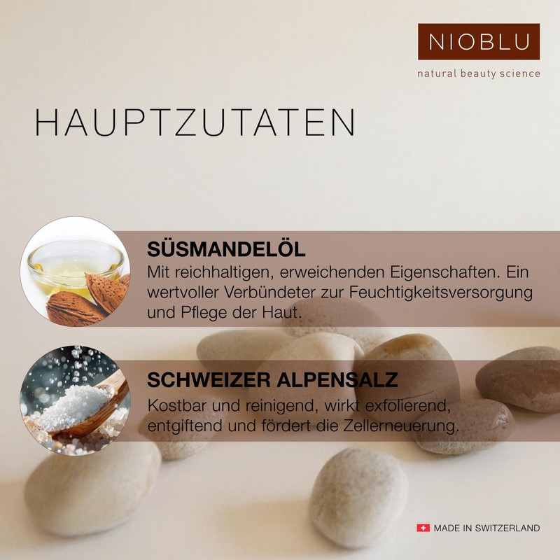 Nioblu Spa Körperpeeling 200 ml – Glättend, Reinigend, Regenerierend –