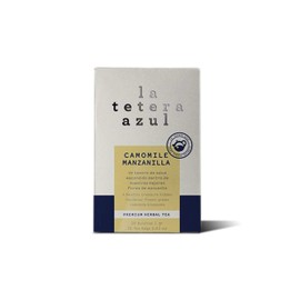 The Blue Teapot Chamomile Infusion. Digestive Infusion and Gas Relief. Chamomile Chamomile. 20 Bags of 1 Gram.