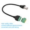 VBESTLIFE RJ45 Male Cable to 8 Pin Spring Adapter Terminal