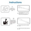 EASACE Upgrade Toilet Aid 17" Long Reach Comfort Wipe,Self Wipe