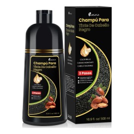 Kaisasa Shampoo Con Tinte Cubre Canas Con Aceite De Argn 