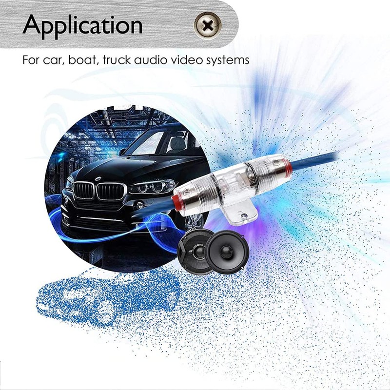 Greluma Pack of 6 20A Mini ANL Fuses for Automotive