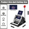 Sayglossy Business ID Card Cutter Die Cutter Black Manual Credit