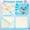 PANTIDE Axolotl Hardcover Ruled Journal Notebook with Planner Stickers, A5