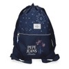 Pepe Jeans Lenay Navy Zipped Backpack 35x46x0 cm Polyester 0L