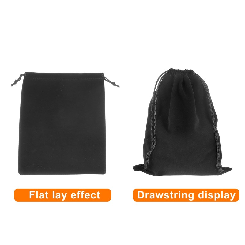 sourcing map 5pcs Headphone Pouch, Headset Carrying Bag, Portable Headphone