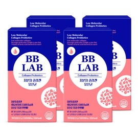 Bibilab 저분자콜라겐 유산균 4통 Low Molecular Collagen Probiotics 4 Bottles