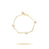 Cosmeria 1 x 18 K Gold Plated Pearl Bracelet, 17