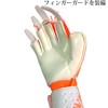 Elivo Goalkeeper Glove with Finger Guard Featuring Protective Pads on