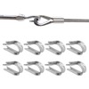 50 Piezas de Cuerda de Alambre Dedal Clips de Cuerda