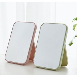 Table Desk Makeup Mirror,Portable Shaving Mirror,Hanging Bathroom Shower Mirror for Bath Room,Dressing Room,Travel,Light Green