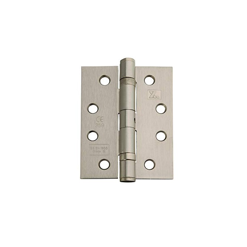 Excel XL868 Pair of 4" Grade 11 Door Hinges, Satin