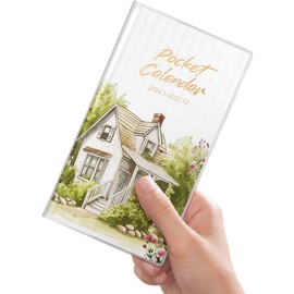 Pocket Calendar 2026-2027 for Purse,Small Pocket Planner 2026-2027 for Purse 3.5×6.5In,24 Month Organizer from Jan 2026- December 2027 Mini Planner with Pvc Cover for Organizing & Planning