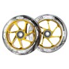 Pro Stunt Scooter Wheels 110mm24mm Watercolor Effect with ABEC-9 Bearings