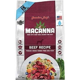 Grandma Lucy’s Macanna Freeze Dried Grain Free Beef Recipe Dog Food 1 Lbs