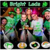 Bamamon 36PCS St Patricks Day Accessories LED Light Up Finger