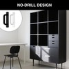 OQXEJPHFN 6 Pcs Adhesive Handles for Cabinets Peel and Stick,