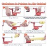 Spiral Potato Cutter Hand Crank Stainless Steel Alloy Rubber Food