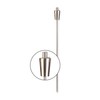 greemotion Fire Torch Light in Silver - Unique Garden Lighting