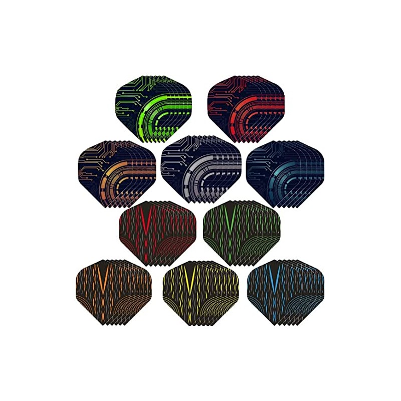 HERZWILD 60 x Dart Flights Dart Flights Standard Shape for