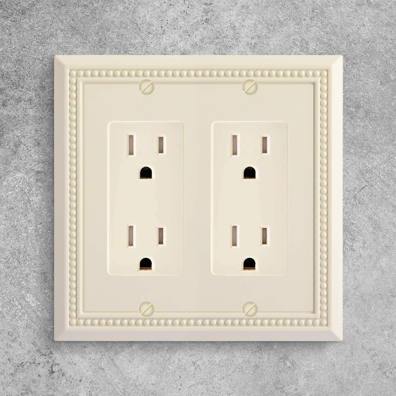 Henne Bery Sunken Pearls Heavy Duty Decorative Wall Plate Switch
