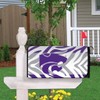 VictoryStore Outdoor Mailbox Cover - Kansas State University, Zebra Stripes,