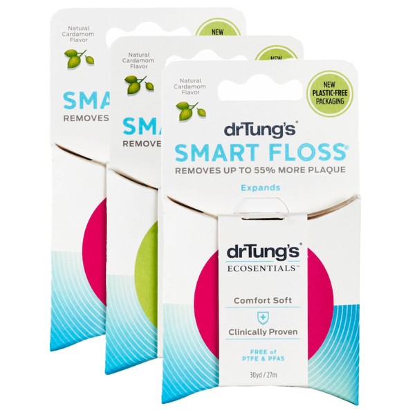 DrTung's Smart Floss - Natural, PTFE & PFAS Free Floss,