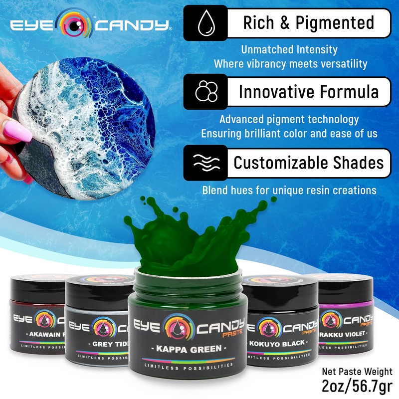 Eye Candy Resin Pigment Paste – Highly Pigmented Epoxy Color,