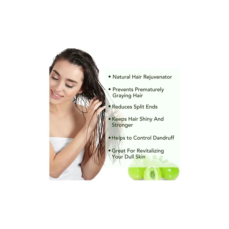 Aceite Esencial Amla Piel + Suave Cabello Y Pestañas Fuertes