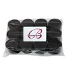 Beauticom 12 Pieces 7G/7ML (0.25oz) Black Sturdy Thick Double Wall